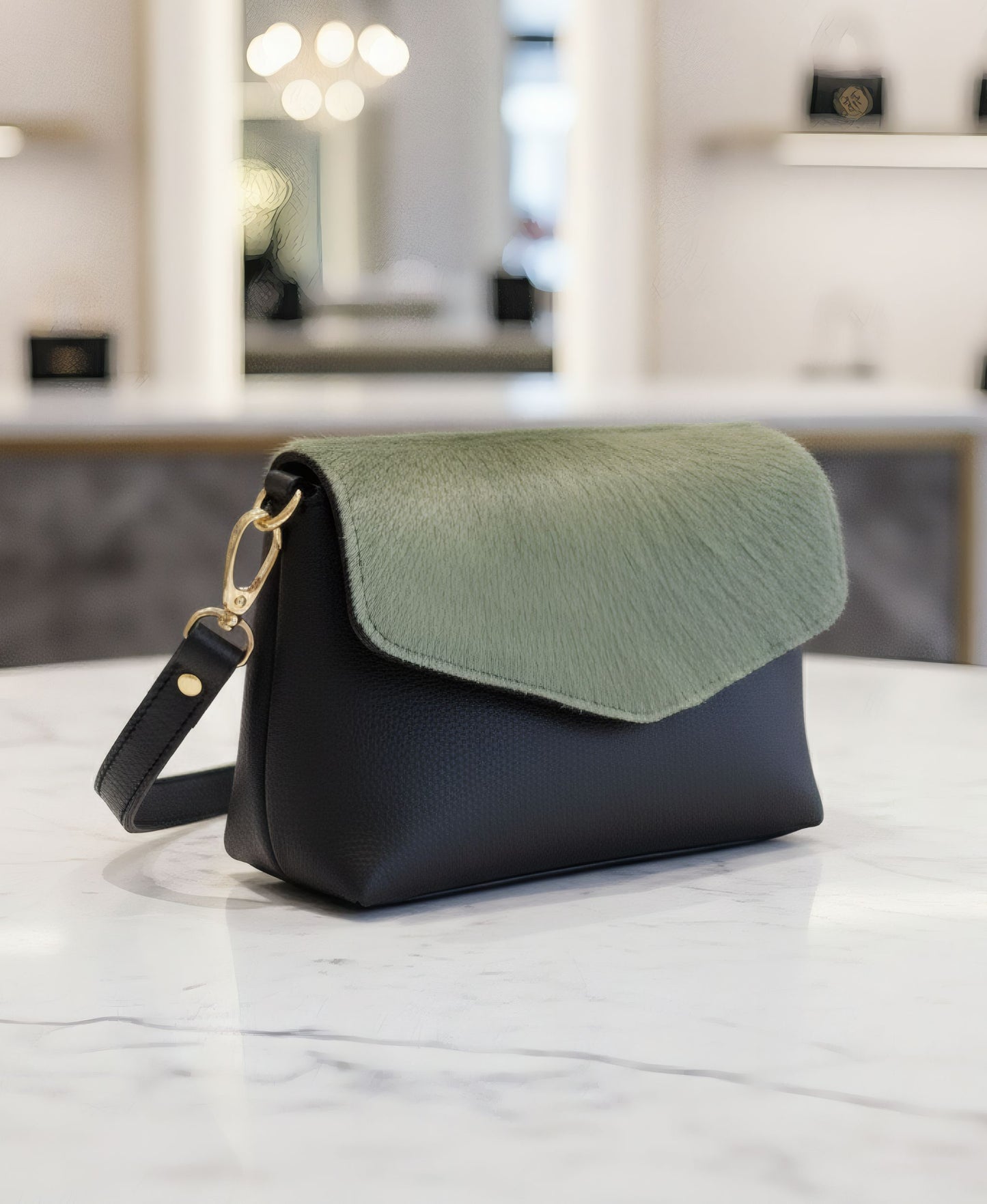 LARISSA Hair-On Crossbody Bag