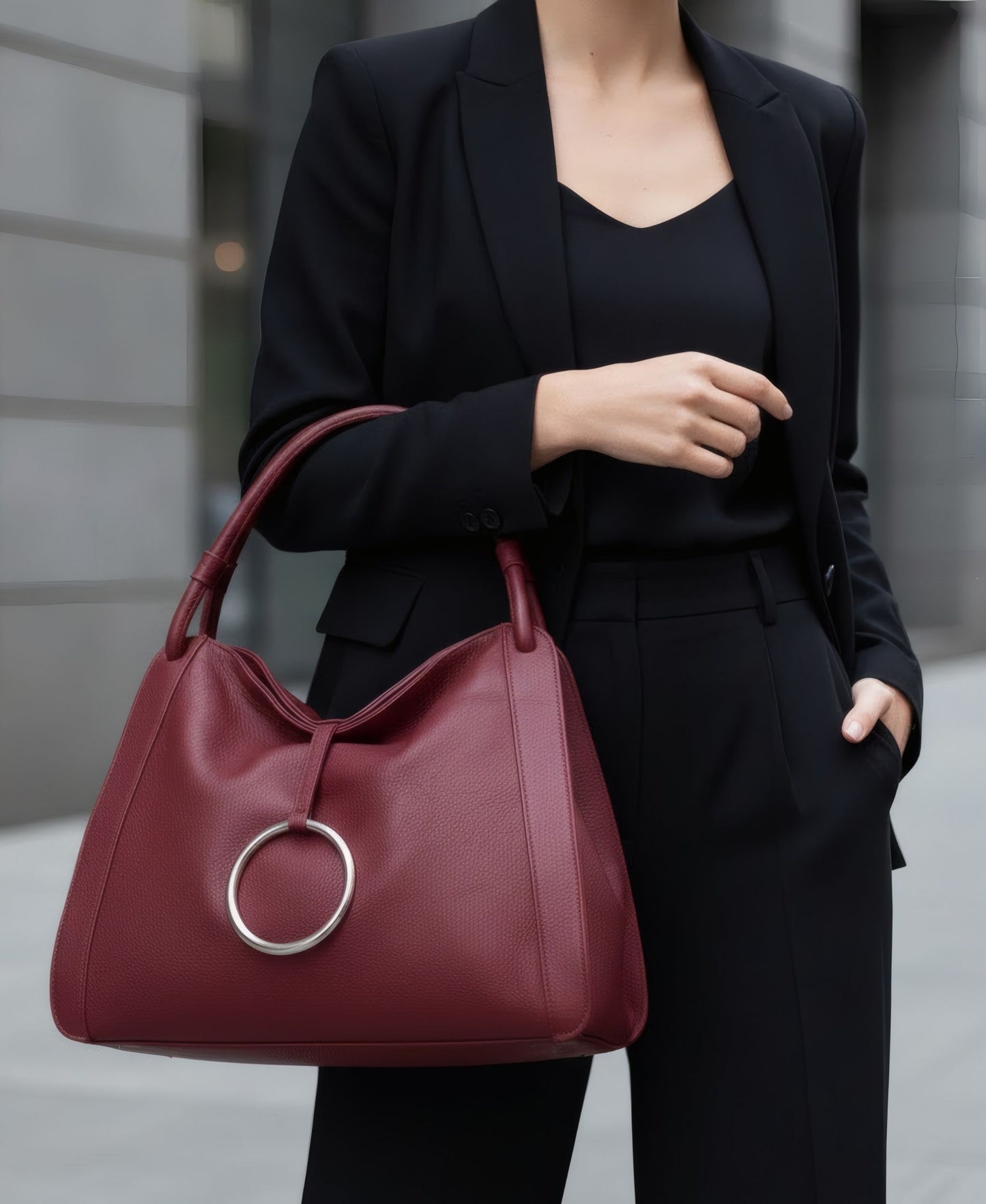 ROMA – Genuine Leather Shoulder Bag