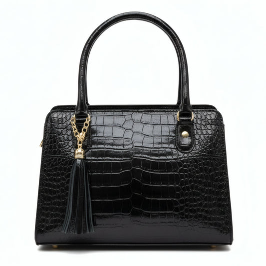 FLORENCE – Genuine Leather Structured Satchel