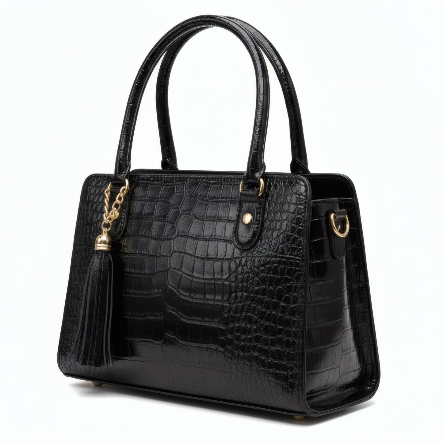 FLORENCE – Genuine Leather Structured Satchel