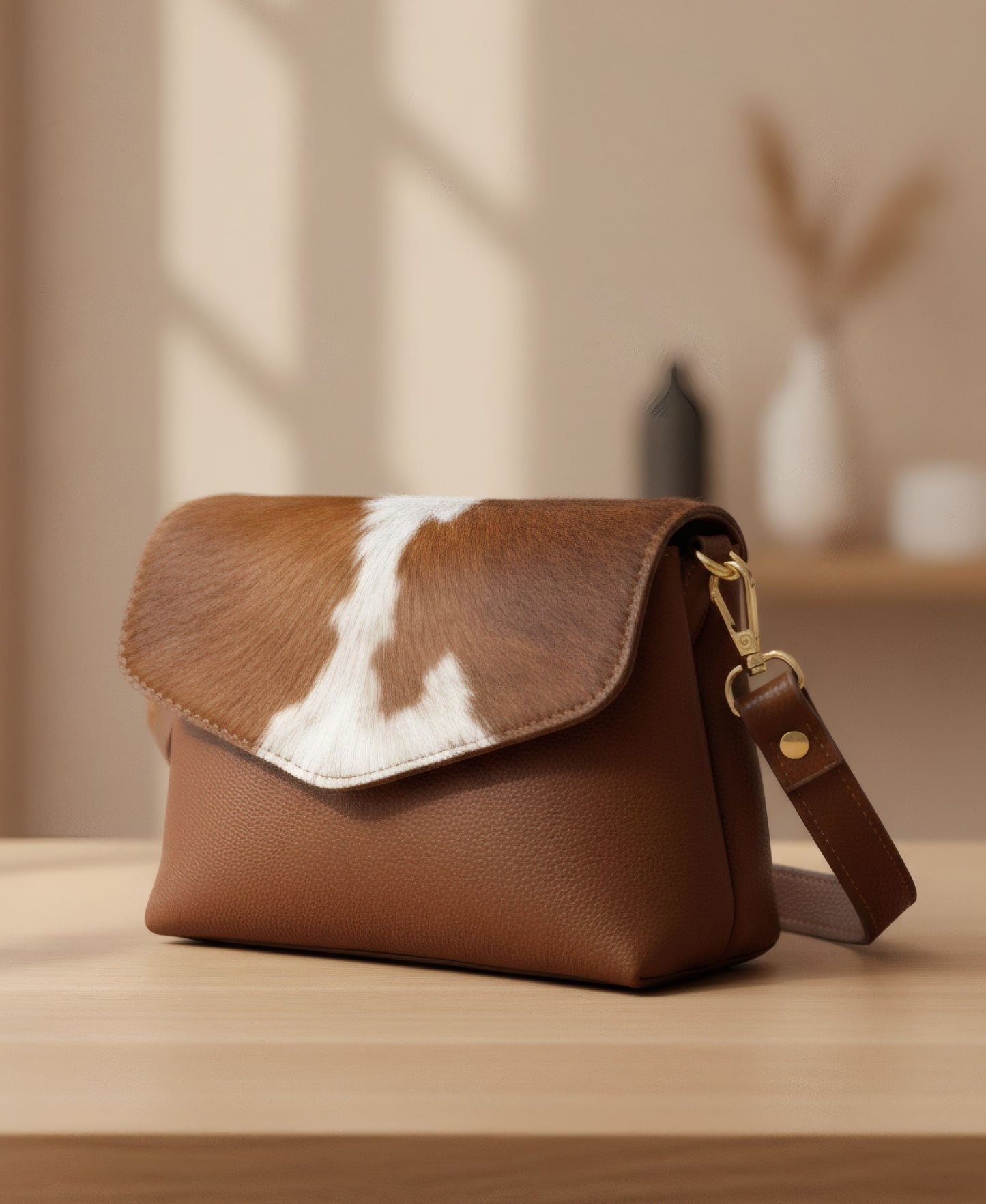 LARISSA Hair-On Crossbody Bag