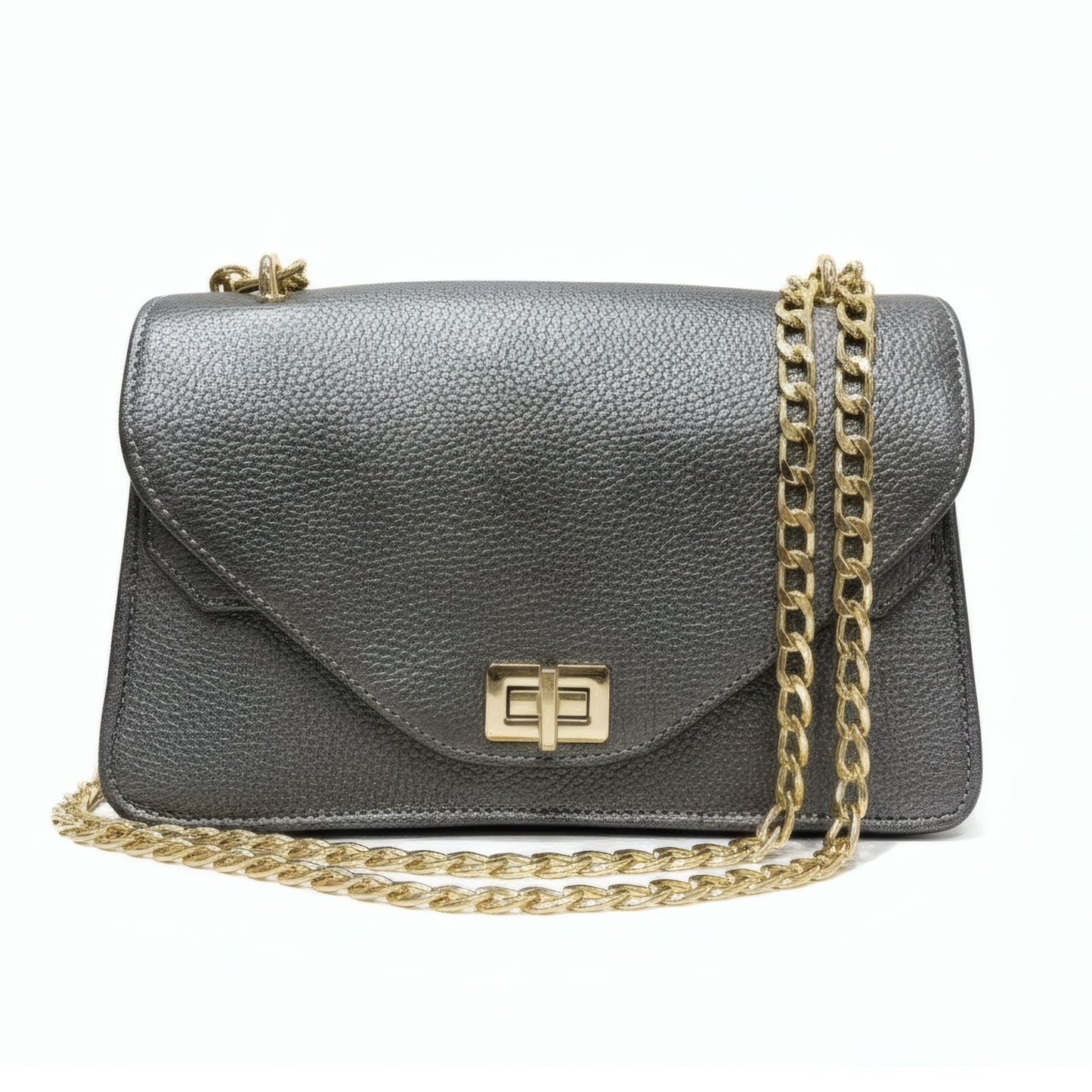 MILAN – Genuine Leather Chain Shoulder Bag