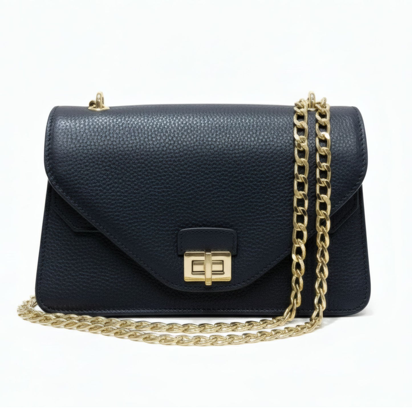 MILAN – Genuine Leather Chain Shoulder Bag