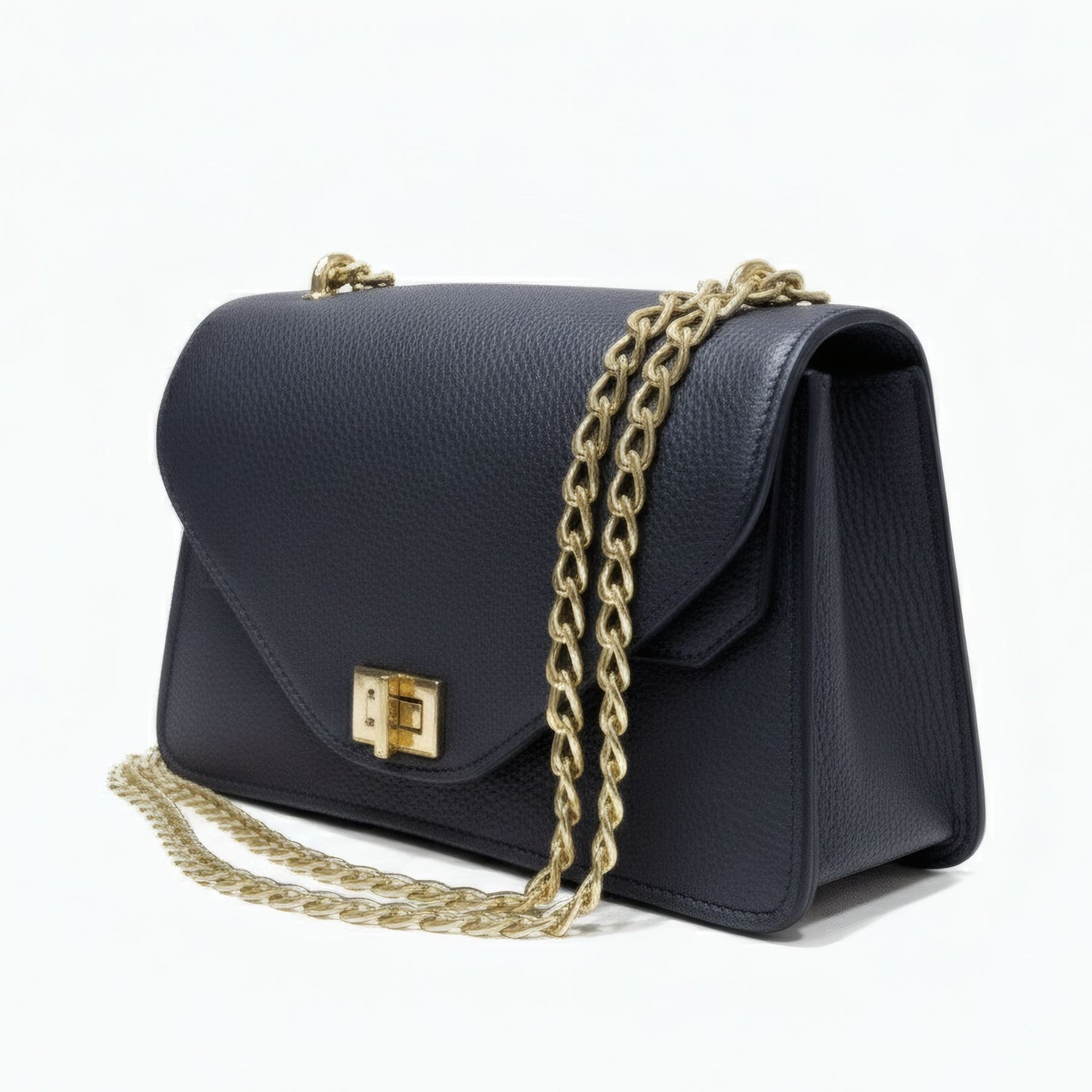 MILAN – Genuine Leather Chain Shoulder Bag