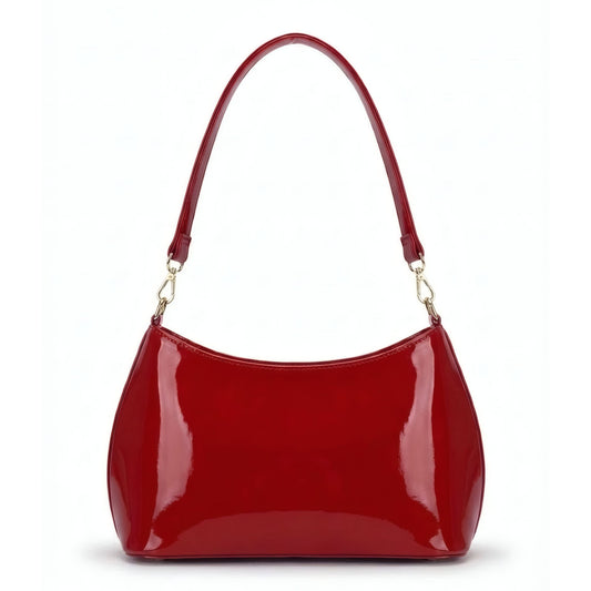 VENEZIA – Patent Leather Baguette Bag