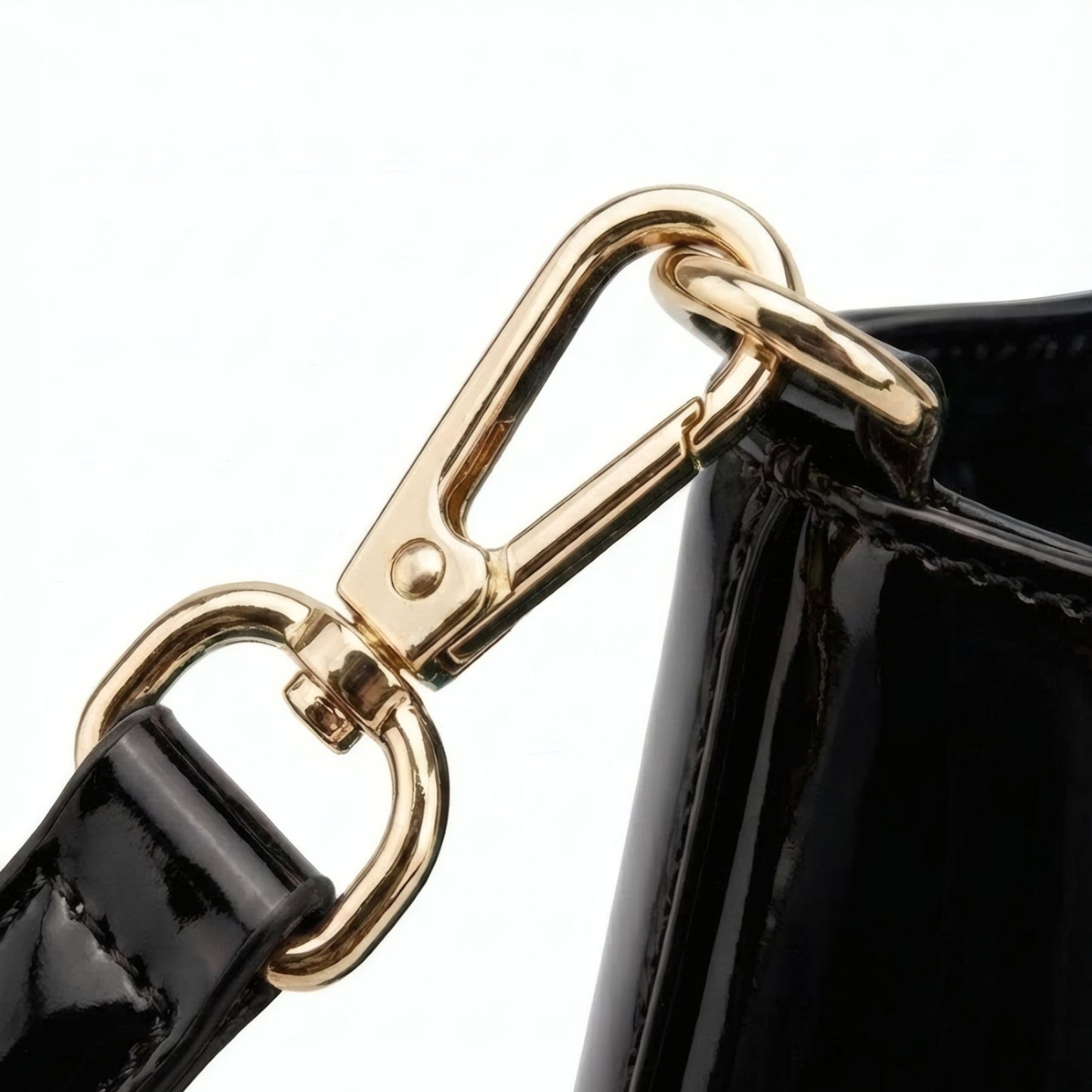 VENEZIA – Patent Leather Baguette Bag